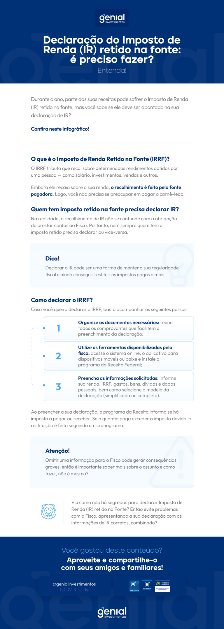 Veja como declarar VGBL no Imposto de Renda 2023/2024